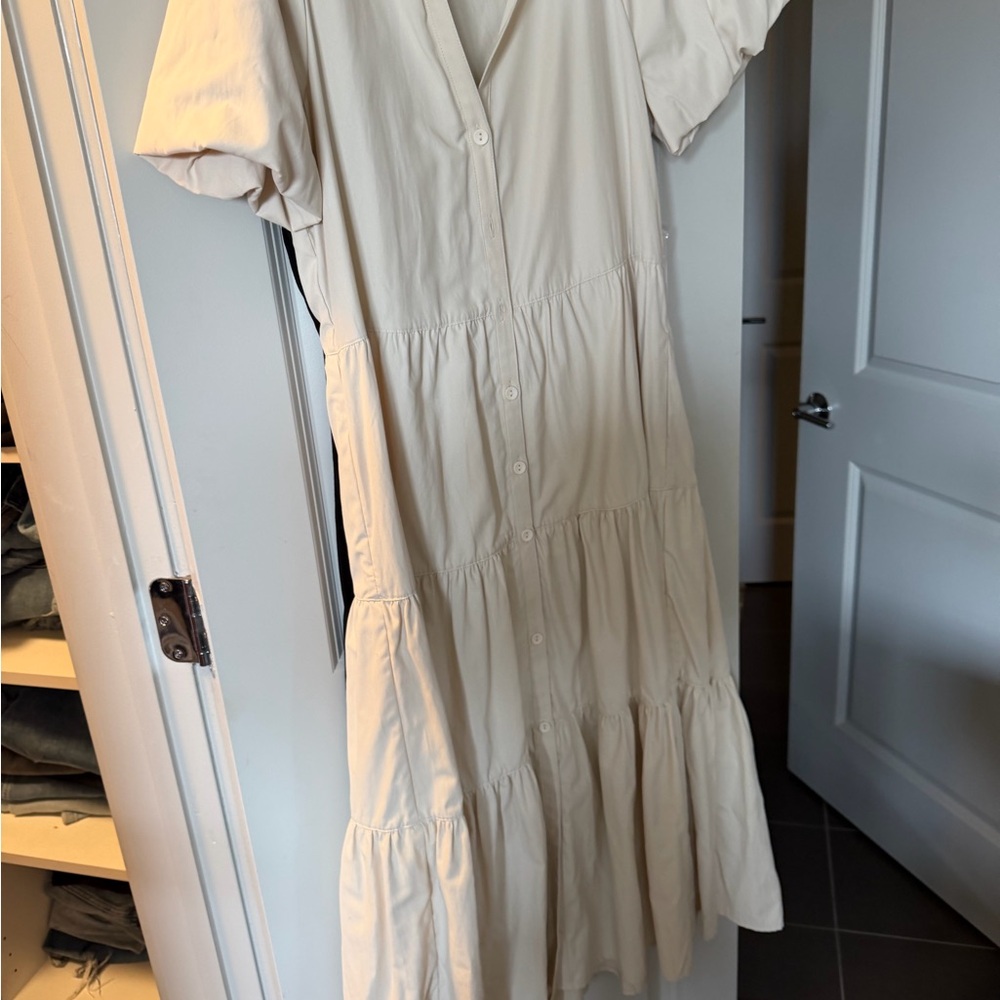 Brochu Walker Cream Maxi Dress